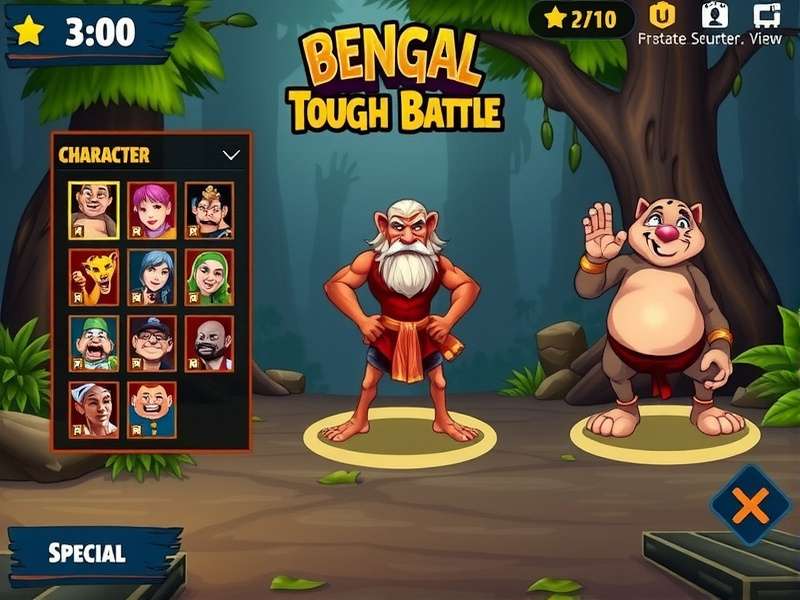 Bengal Tough Battle character selection screen